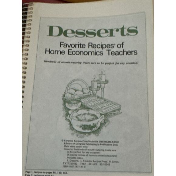 Deserts Favorite Recipes Of Home Economics Teachers - Picture 2 of 6
